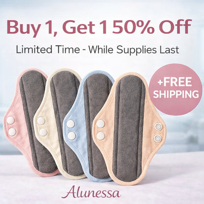 Reusable Leak-Proof Incontinence Pads – 4 PIECE SET